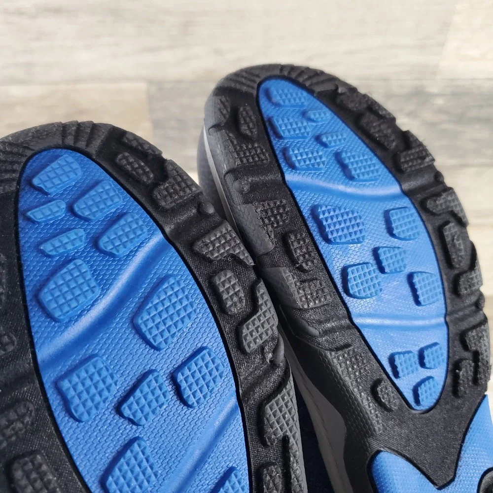Kamik Trax Kids Shoes Sz 6 Navy Blue Mesh Waterproof Round Toe Lace Up Sneaker